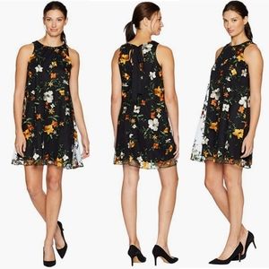 🆕️⬇️🎉HOST PICK🎉 ECI New York Embroidered Floral Mesh Overlay Swing Dress